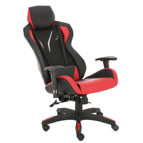 Καρέκλα Γραφείου ΑΝΔΡΟΜΑΧΗ Κόκκινο PVC/PU 67x65x123-131cm