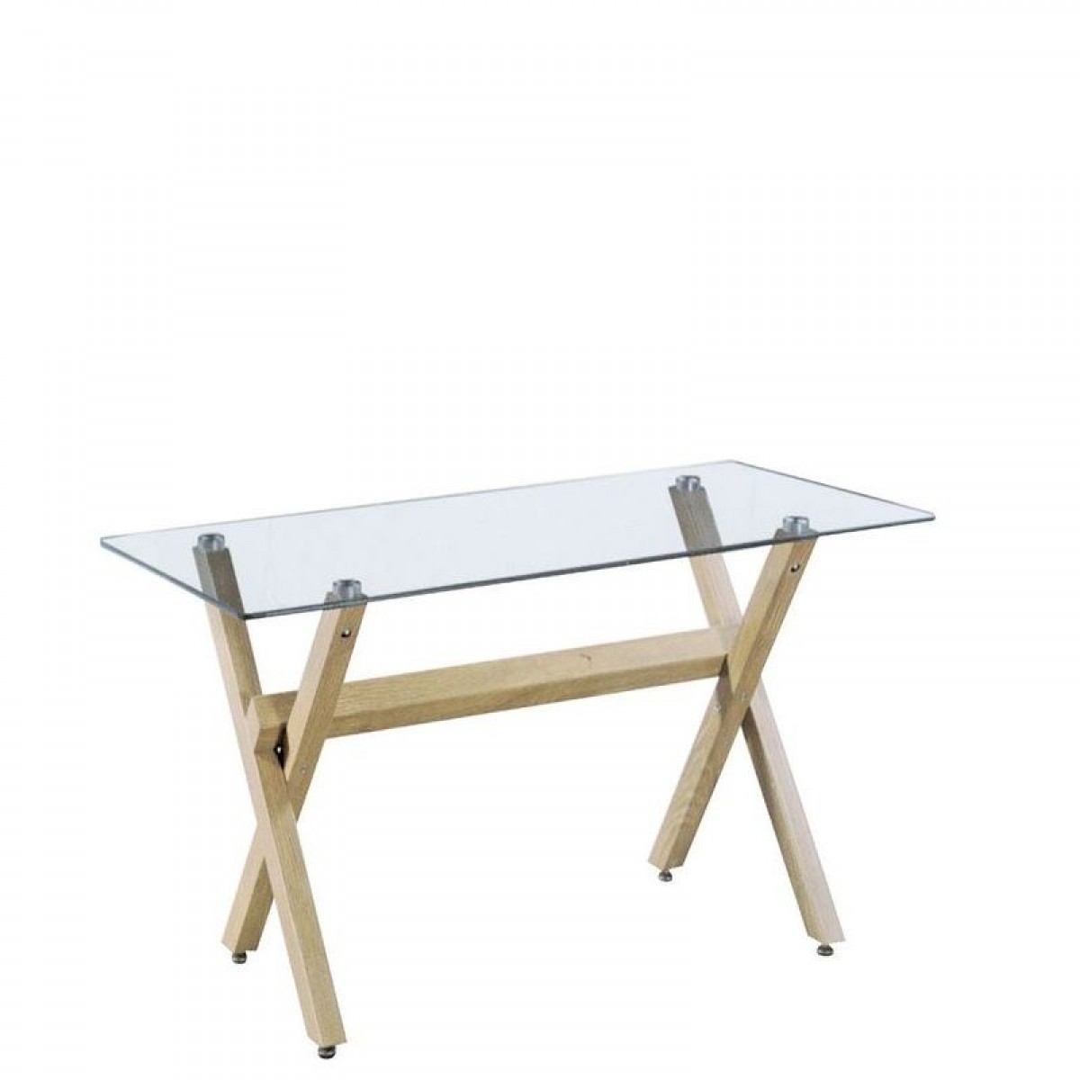 Τραπέζι BEE Διάφανο Γυαλί 140x80x75cm