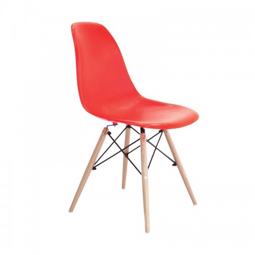 Art Wood Καρέκλα Pp Κόκκινο (Σετ 4τμχ)