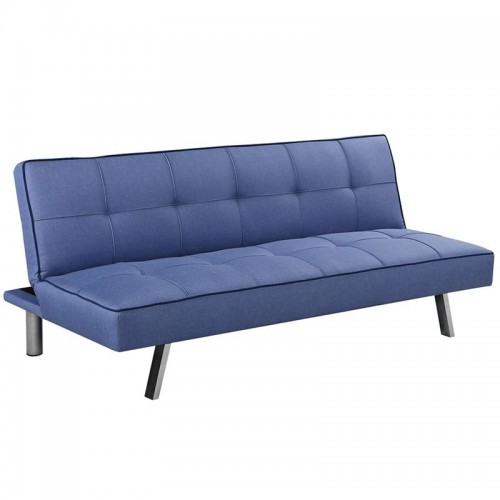 Καναπές - κρεβάτι Kappa με επένδυση από ύφασμα σε χρώμα μπλε 175x83x74εκ