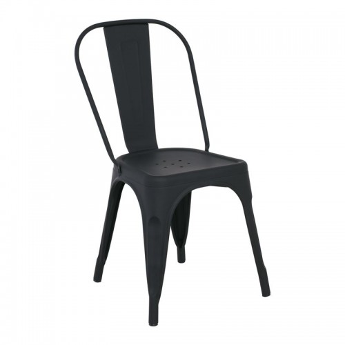 Relix Καρέκλα Μεταλ.μαύρη Matte High