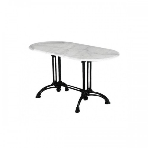 Τραπέζι με βάση απο μαντέμι και επιφάνεια απο μάρμαρο 70x110εκ. E894,1