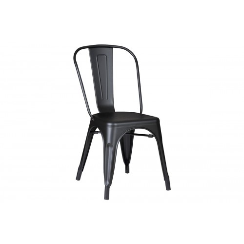 Καρέκλα RELIX μεταλλική σε μαύρο ματ χρώμα E5191,1M