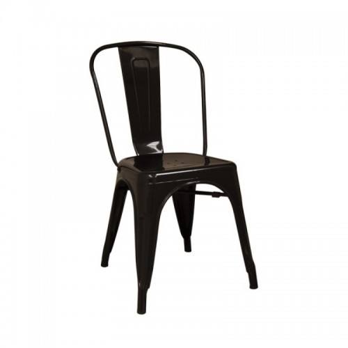 Καρέκλα RELIX με μεταλλικό σκελετό σε χρώμα μαύρο E5191,1
