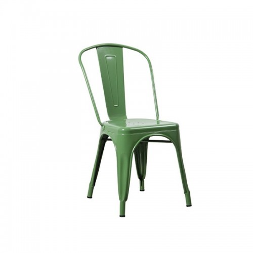 Καρέκλα Relix απο μεταλλικό σκελετό σε πράσινο χρώμα E5191,3