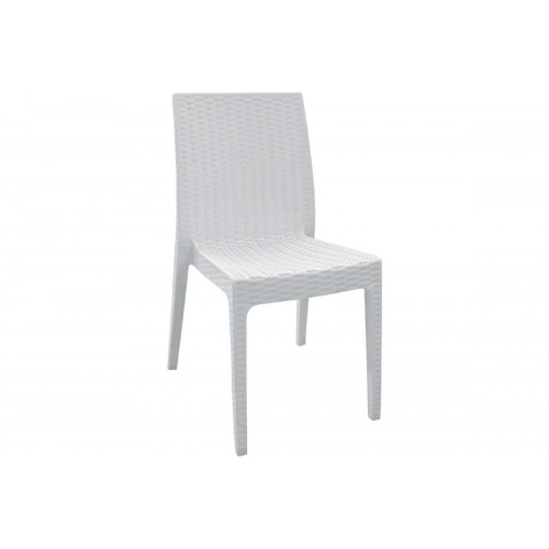 Καρέκλα polypropylene DAFNE σε λευκό χρώμα E328,1