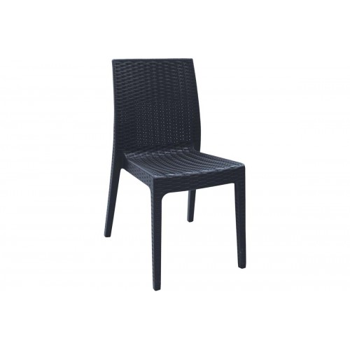 Καρέκλα polypropylene DAFNE σε ανθρακί χρώμα E328,2