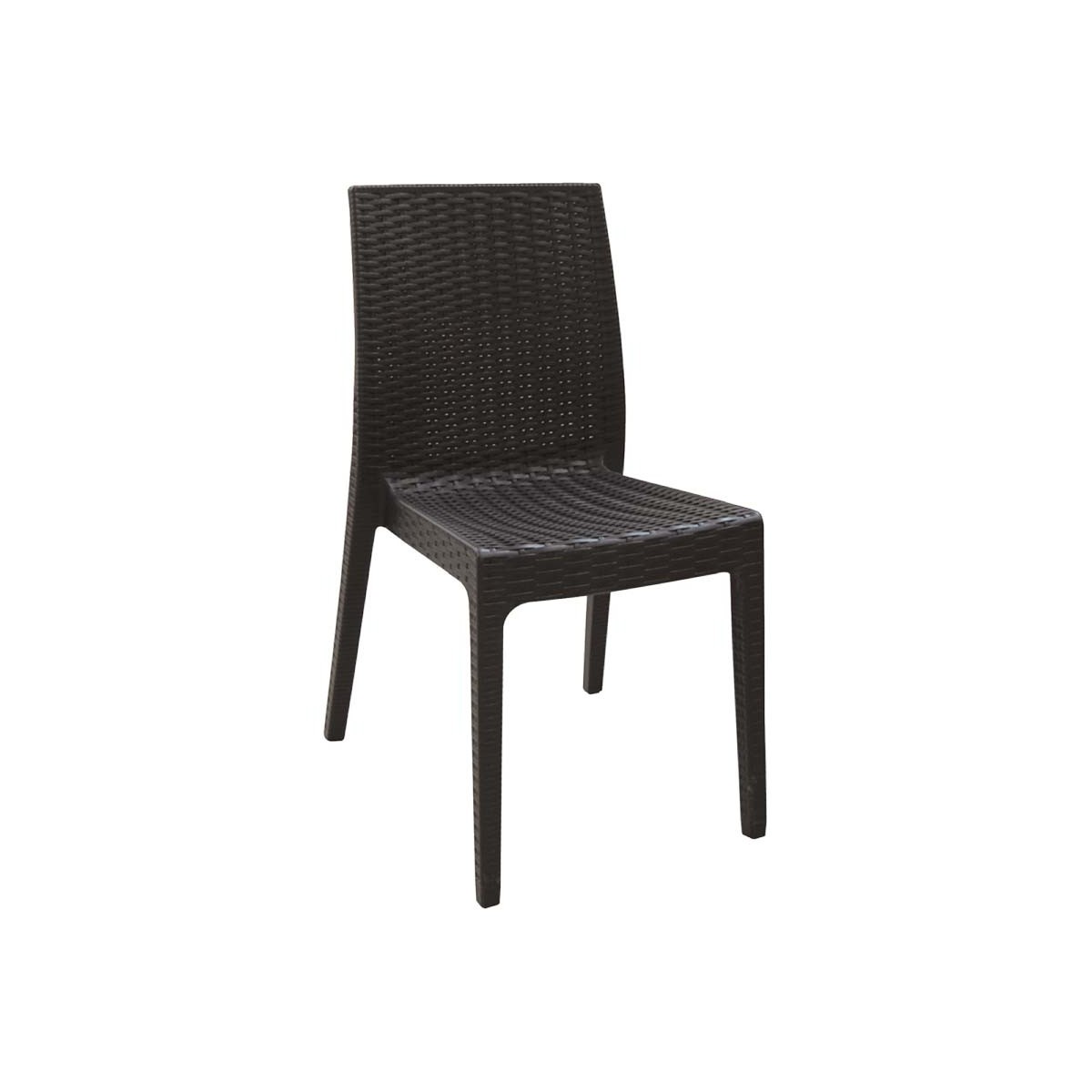 Καρέκλα polypropylene DAFNE σε καφέ χρώμα E328,3
