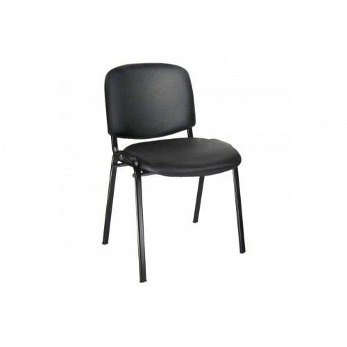 Καρέκλα γραφείου επισκέπτη SIGMA με PU σε μαύρο ΕΟ550,16