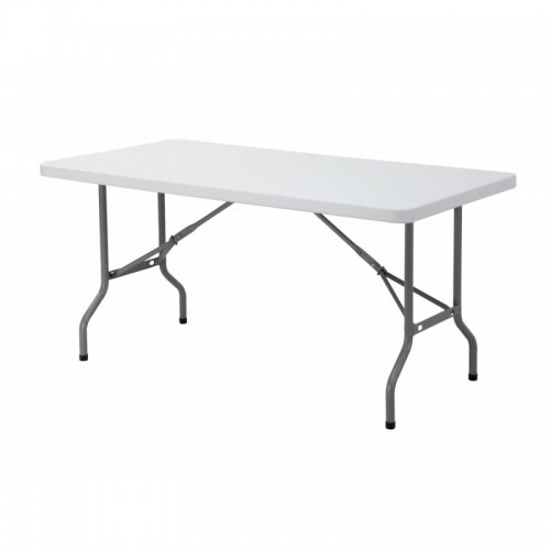 Τραπέζι μεταλλικό πτυσσόμενο Blow για Catering με επιφάνεια από HDPE 152x76x74εκ. EO171