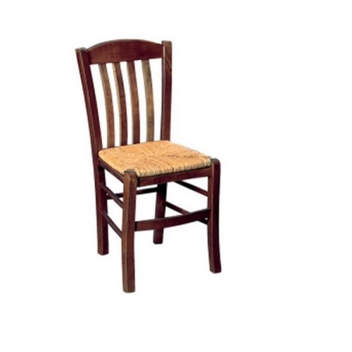 Καρέκλα Casa καφενείου ξύλινη εμποτισμού σε χρώμα καρυδί Ρ966,Ε2